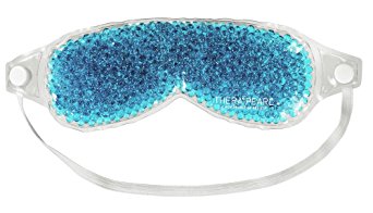 TheraPearl Eye Mask, Eye-ssential Mask with Flexible Gel Beads for Hot Cold Therapy, Best Spa Eye Wrap for Puffy Eyes, Non Toxic Compress for Swollen Eyes, Relaxation, Hot Cold Pack