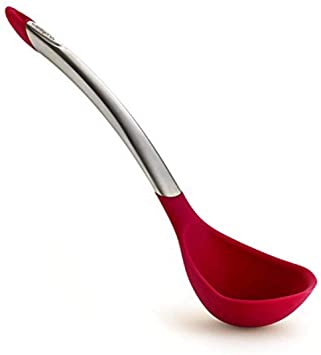 Cuisipro Silicone Ladle, 12.25", Red