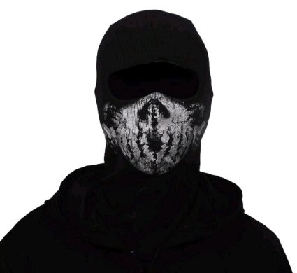 Generic Ghost Balaclava Face Skull Mask Hood Biker Skateboard Cosplay Cod Call of Duty10 (half face)