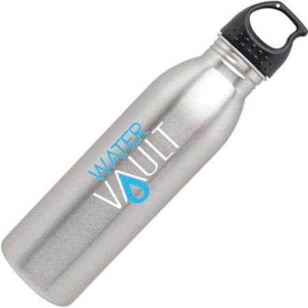 WaterVault Stainless Steel Sport Hydration Water Bottle, bpa Free 24 oz, Various Colors