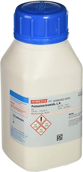 HiMedia GRM6363-500G Potassium Bromide, L.R, 500 g