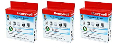 Honeywell HRF-AP1 Universal Carbon iFiiR Pre-filter, Filter A (3 Pack)