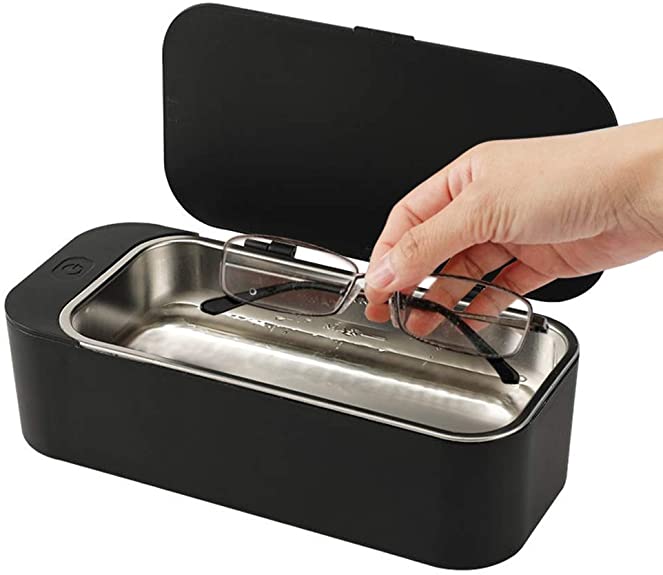 Signstek Ultrasonic Cleaner: Professional Ultrasonic Cleaner with Cleaning Basket for for Jewelry Silver Rings Necklace Shavers Dentures Glasses Watches Coins Razors Tattoo Tools