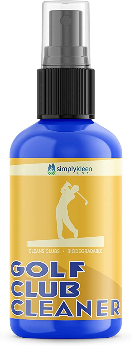 Simply Kleen USA Golf Club Cleaner, Biodegradable, Made in USA, 6oz Spray Bottle