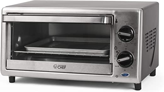 Westinghouse WTO2010S 4 Slice Toaster Oven, 10-Liter, Stainless Steel