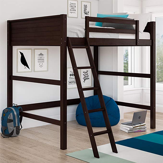 Dorel Living DA8237 Denver Loft Bed Full Espresso