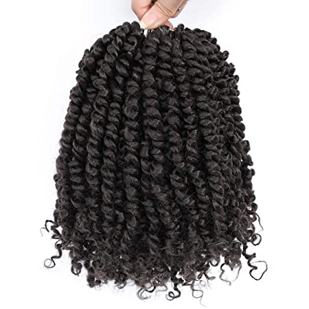 7Packs 10 inch Passion Twist Hair Pre-twisted Passion Twist Crochet Hair Pre-looped Crochet Braids Water Wave Passion Twist Crochet Synthetic Braiding Hair Extensions
