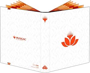 Ultra PRO - Mana 8 9-Pocket PRO-Binder - Lotus for Magic: The Gathering, Holds & Protects 360 Standard Sized Cards, Collector's Edition Durable Trading Premium Leatherette Secure Pocket Binder