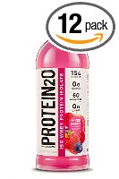 Protein2o Low Calorie Whey Protein Drink, Mixed Berry, 16.9 Ounce (Pack of 12)