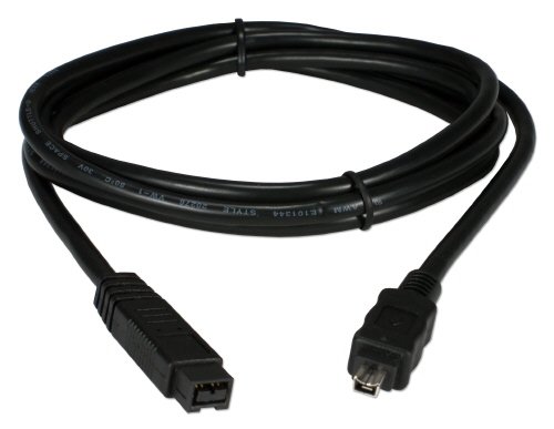 QVS FireWire800 Bilingual/i.LINK for Audio/Video 9 Pin to 4 Pin