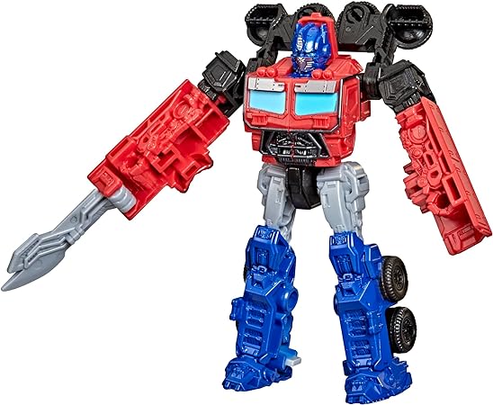 Transformers Toys Rise of The Beasts Movie Beast Alliance Battle Changers Optimus Prime Action Figure, Ages 6 and Up, 4.5 inch