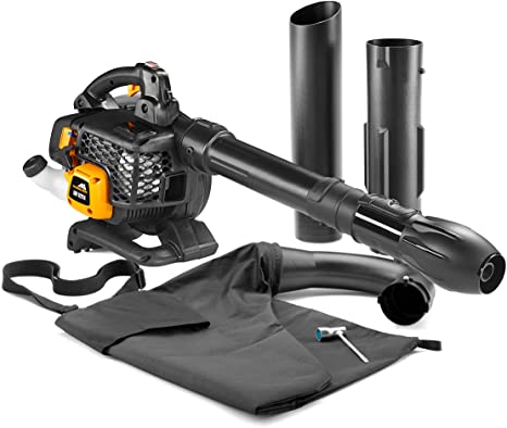 McCulloch GBV 322 VX Petrol Leaf Blower/Garden Vacuum: Leaf Blower/Garden Vacuum with 800 W Engine, 45 Litre Suction Power, 370 km/h (Article Number: 00096-78.653.01)