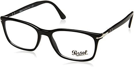 Persol Men's PO3189V Eyeglasses, 95 Black W/ Demo Lens, 55/18/145