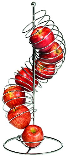 TableCraft Products FSP1507 Spiral Fruit Basket, 18.5" Height. 4.25" Diameter