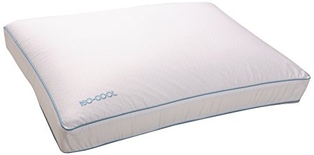 Iso-Cool Memory Foam Pillow, Gusseted Side Sleeper ,Standard 2 Pack