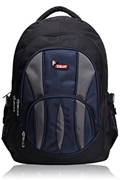 F Gear Adios 30 Liters Black & Blue Backpack