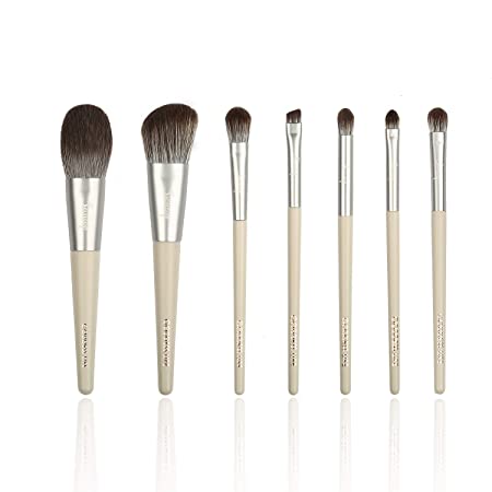 Makeup Brushes, 7 Pcs Professional Premium Synthetic Makeup Brush Set, Foundation Kabuki Blush Lip & Eye Make up Brushes Kit