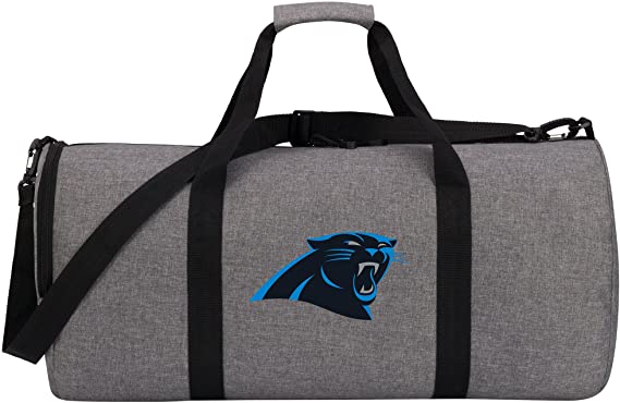 Officially Licensed NFL "Wingman" Duffel Bag, Gray, 24" x 12" x 12"