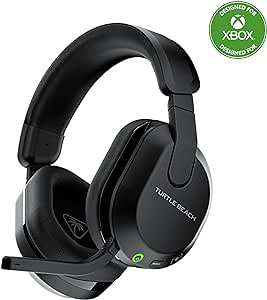 Turtle Beach Stealth 600 Wireless Multiplatform Amplified Gaming Headset for Xbox Series X|S, Xbox One, PC, PS5, PS4, Nintendo Switch, & Mobile – Bluetooth, 80-Hr Battery, Noise-Cancelling Mic – Black