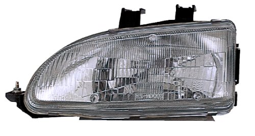 Eagle Eyes HD093-B001L Honda Driver Side Head Lamp Assembly