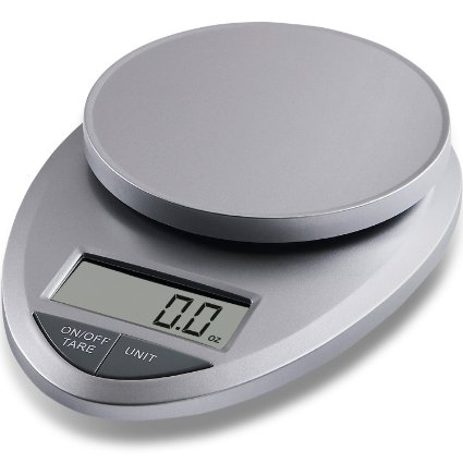 EatSmart Precision Pro Digital Kitchen Scale, Silver