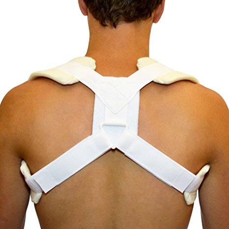 BraceAbility Figure 8 Clavicle Brace & Posture Support Strap - XS