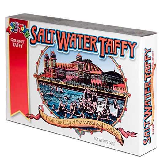 Taffy Town Gourmet Salt Water Taffy, Assorted Gift Box, 14 Ounces