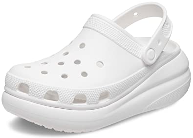 crocs Unisex-Adult Classic Crush Clog WHI Clogs