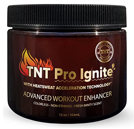 TNT Pro Ignite Stomach Fat Burner Body Slimming Cream With HEAT Sweat Technology - Thermogenic Weight Loss Workout Enhancer (12 oz)