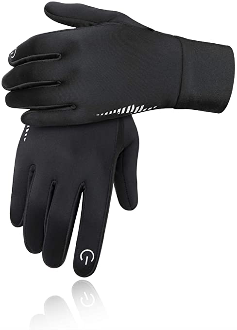 Winter Gloves for Men Women Touchscreen Non-Slip Gloves Warm Thermal Soft Waterproof Windproof Gloves for Workout Running Cycling Riding Outdoor Sports