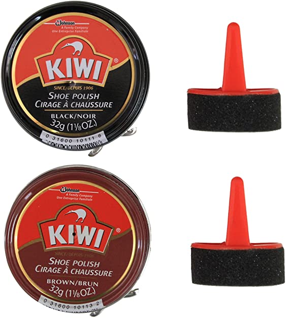 Kiwi Brown/Black Polish & Applicator Mini-Pack