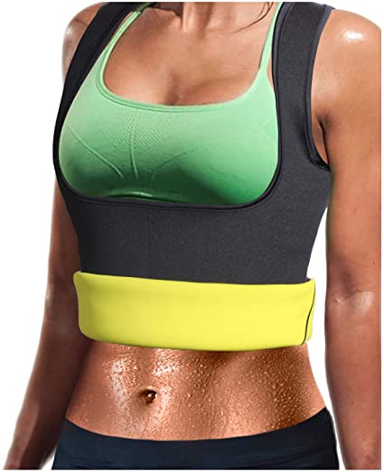 Women Neoprene Vest Waist Trainer Weight Loss Slimming Body Shaper Hot Sweats Suit Workout Tank Top