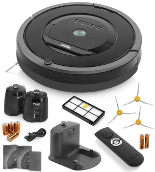 iRobot Roomba 880 Vacuum Cleaning Robot For Pets and Allergies  3 Side Brushes These items are used together