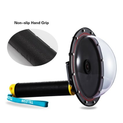 TELESIN New Release 6" Underwater T03 Dome Port Diving Lens Photography Dome Port for the Gopro Hero3/3 /4 (T03 Dome Port)