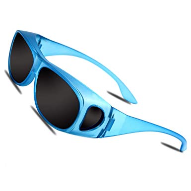 Wear Over sunglasses for men women Polarized lens,fit over Prescription Glasses UV400