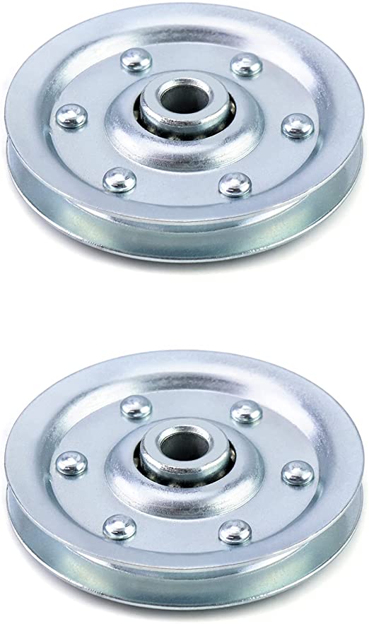 QWORK Garage Door Pulley, 3 Inch, 2 Pack