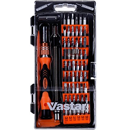 Vastar 62 in 1 with 56 Bit Magnetic Driver Kit, Precision Screwdriver Set Smart Phone Repair Tool Kit with Cleaning Cloth