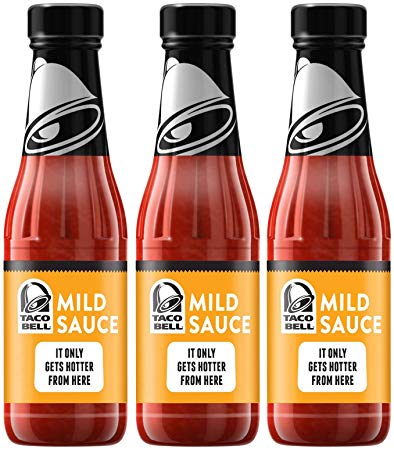 Taco Bell Mild Sauce, 7.5 oz, 3 pk