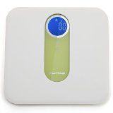 Digital Mother and Baby Bathroom Scale with Ultra Wide Platform Step-on Technology and LCD Display 330 lb Capacity