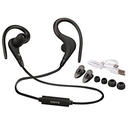 Onite Wireless Headset Bluetooth 4.1 Headphone Sports Headphones for Apple Iphone 6/5s/5c/5, Iphone 4s/4, Samsung Galaxy S5/s4/s3, Lg, Pc Laptop, and Other Bluetooth Device (Black)