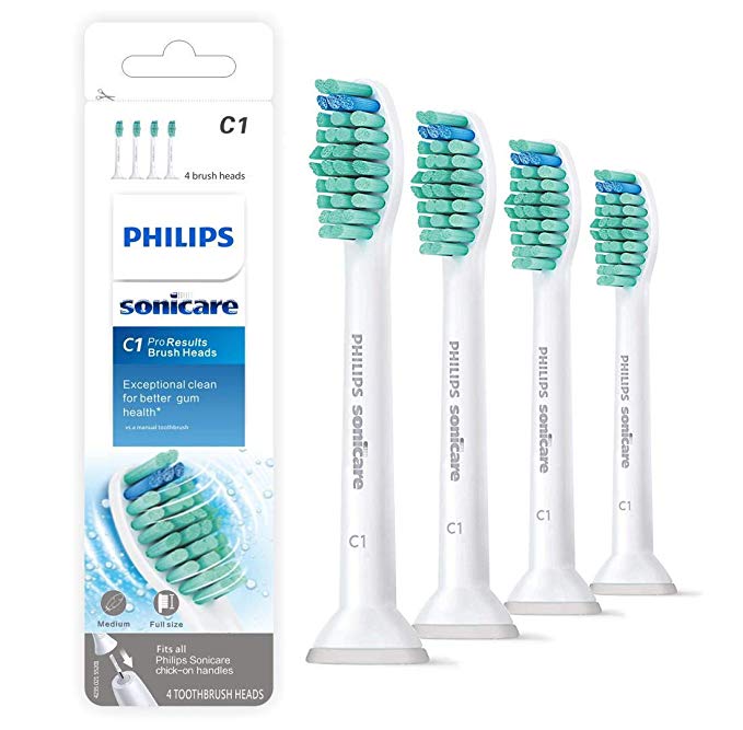 Replacement Toothbrush Heads Compatible with Phillips Sonicare Electric Toothbrush HX6014/63, 4 Pack