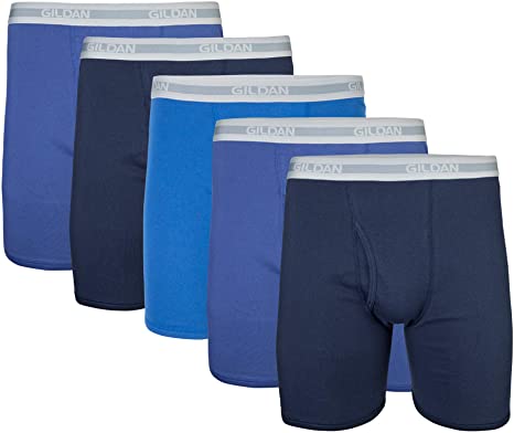 Gildan Men's Regular Leg Boxer Brief Multipack