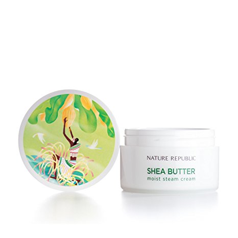 Nature Republic Shea Butter Steam Cream, Moist, 100 Gram