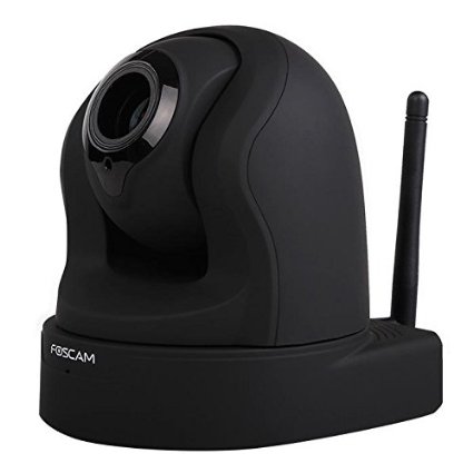 Foscam FI9826P x3 Optical Zoom PTZ HD 960P CCTV IP Camera with PnP - Black