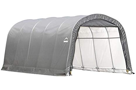 ShelterLogic Replacement Cover 12x20x8 Round Garage in a Box 90541 for Model 62780 (7.5oz Gray)