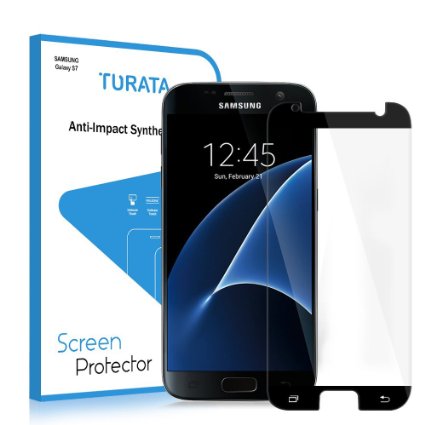 S7 Screen Protector/Galaxy S7 Tempered Glass Screen Protector - TURATA® Screen Protector Ultra High Definition 9H Hardness Bubble-free Install Design for Samsung Galaxy S7