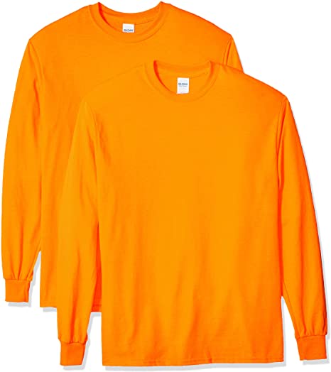 Gildan Men's Ultra Cotton Long Sleeve T-Shirt, Style G2400, 2-Pack