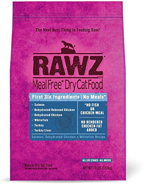 Rawz Meal Free Dry Natural Cat Food (Chicken & Whitefish, 7.8 lb.)