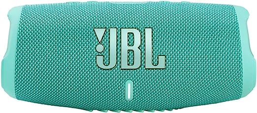 JBL Charge 5 Portable Bluetooth Speaker with Deep Bass, IP67 Waterproof and Dustproof, Up To 20 Hours of Playtime, Built-in Powerbank - Teal