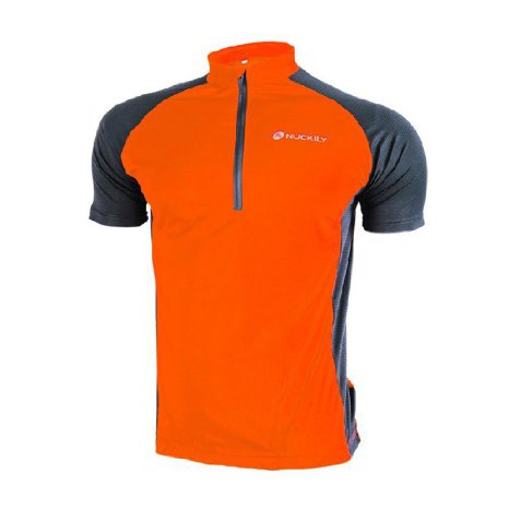 Nuckily Men's Cycling Outdoor Short Sleeve Jersey Cycling Jersey Comfortable Breathable Shirts Tops Sportswear Breathable Quick Dry